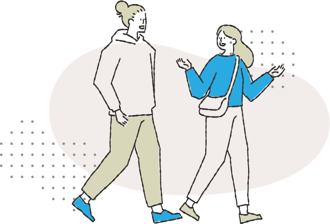 人間関係に悩む人物のイラスト